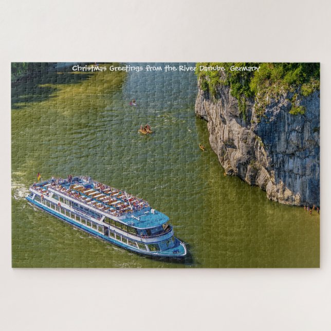 Rio Danúbio  Alemanha. Quebra-cabeça (Horizontal)