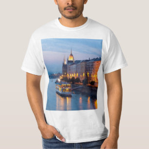 Rio Danúbio Budapest Hungria T-Shirt
