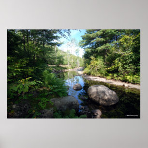 Rio de AuSable no Adirondacks. impressão 120