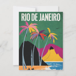Rio de Janeiro, Brasil, cartões postais de cenas d