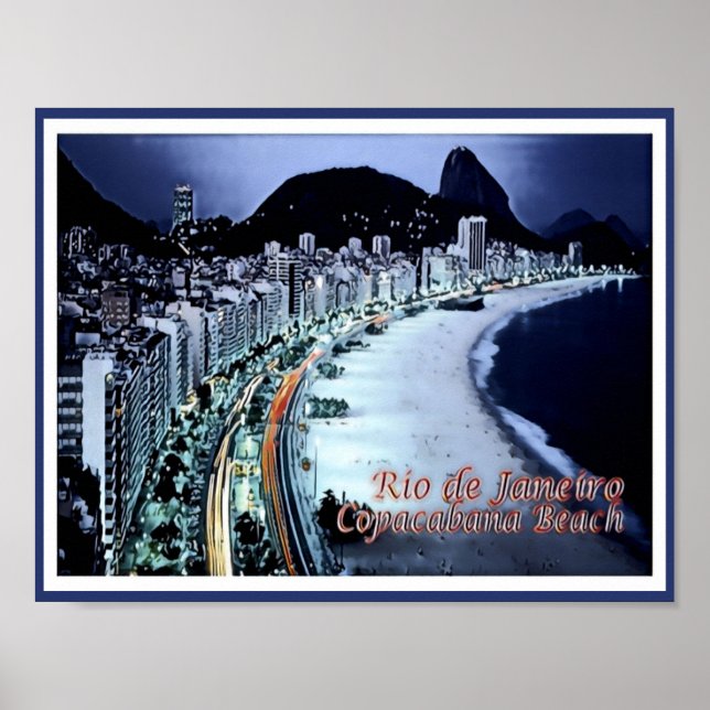 Rio de Janeiro - Brasil - Poster (Frente)