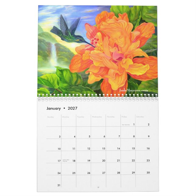 Rio do calendário 2009 do calendário da vida (Jan 2027)