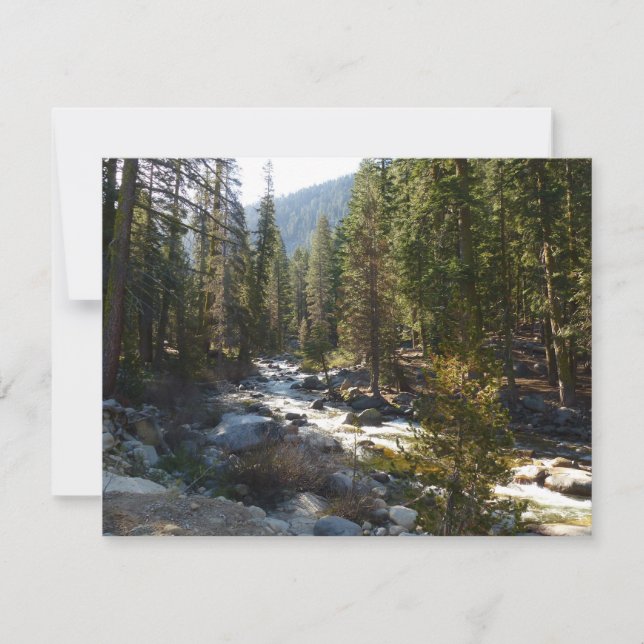 Rio Kaweah no Parque Nacional Sequoia (Frente)