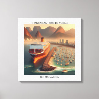 RIO MARAVILHA - Impressão em tela