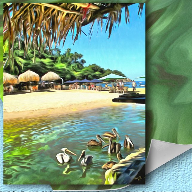 Rio Meets Ocean 0330 Art Impressão (Criador carregado)