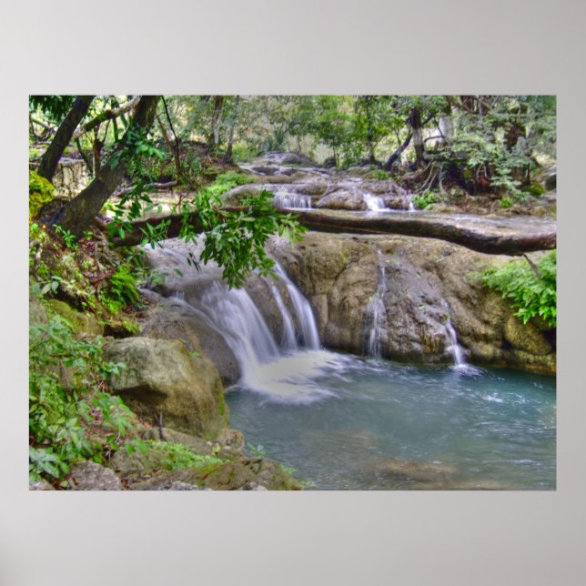 Rio Mesillos em San Luis Potosi, poster do México (Frente)