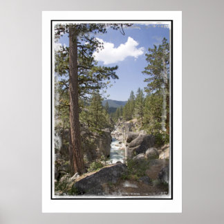 Rio Stanislaus perto de Kennedy Meadows - Poster