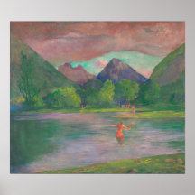 Rio Tautira - John La Farge Fine Art Poster