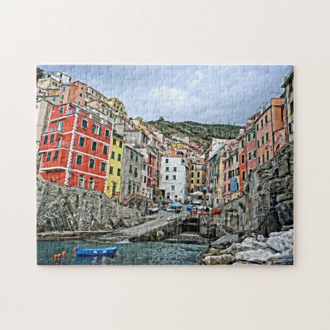 Riomaggiore, Itália - Quebra-cabeça Cinque Terre (Horizontal)