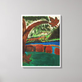 Rios naturais Prina de Canvas estendida