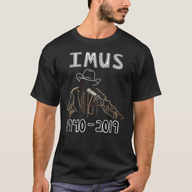 RIP Don Imus Tribute 1940 - Camisa T Clássica 2019 (Frente)