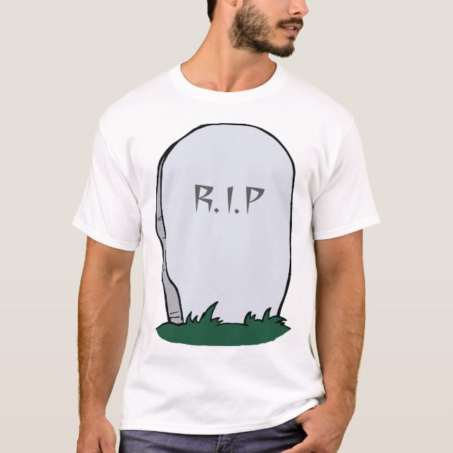 RIP Gravestone Cemitério T-Shirt (Frente)