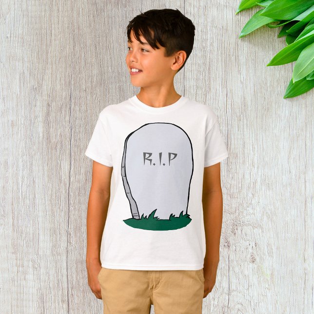 RIP Gravestone Cemitério T-Shirt (Criador carregado)