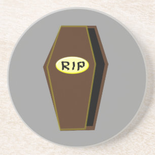RIP Halloween Coffin of Doom Porta copos