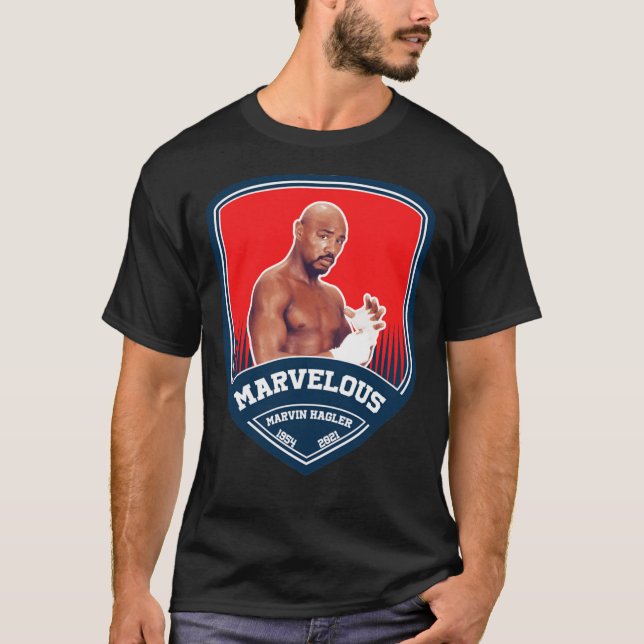 rip marvin hagler - Maravilhoso T-Shirt Classic Es (Frente)