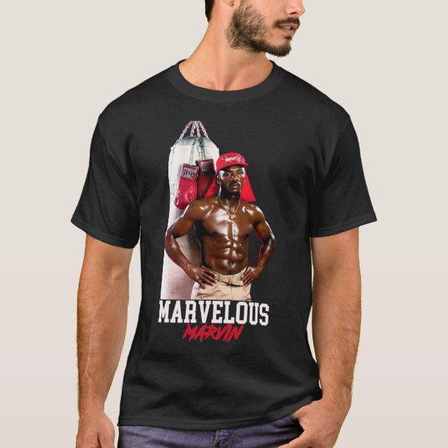 RIP Marvin Hagler Marvelous Classic T-Shirt Essent (Frente)