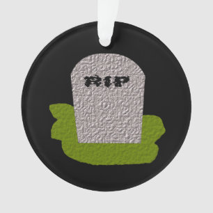 RIP Tombstone - Ornamento acrílico