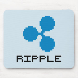 Ripple XRP Logotipo 8-Bit | Mousepad