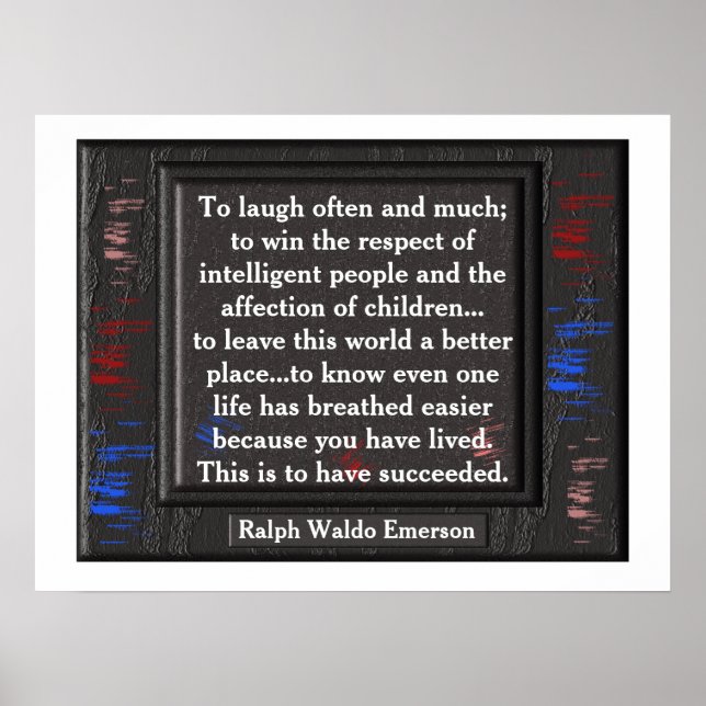 Rir com frequência - poster (Frente)