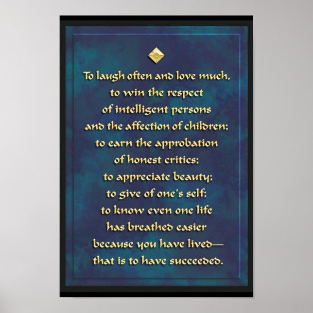 Rir com frequência... poster (Frente)