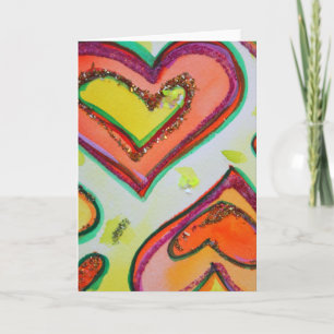 Rir de dois cartões de saudação ou cartões de 