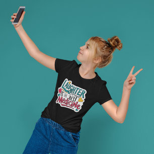 Rir É A Melhor Camisa De T-Blend Medicina