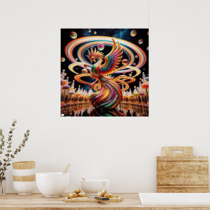 "Rise" - Phonnix Candyland Poster
