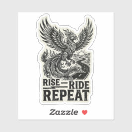 Rise Ride Repeat Phoenix Adesivo de Estrada
