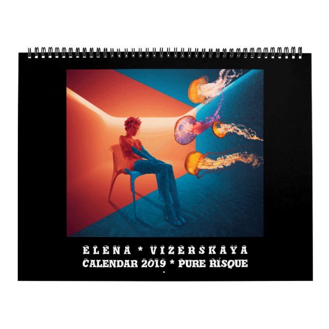 RISQUE PURO do calendário 2019 da arte de Elena (Capa)