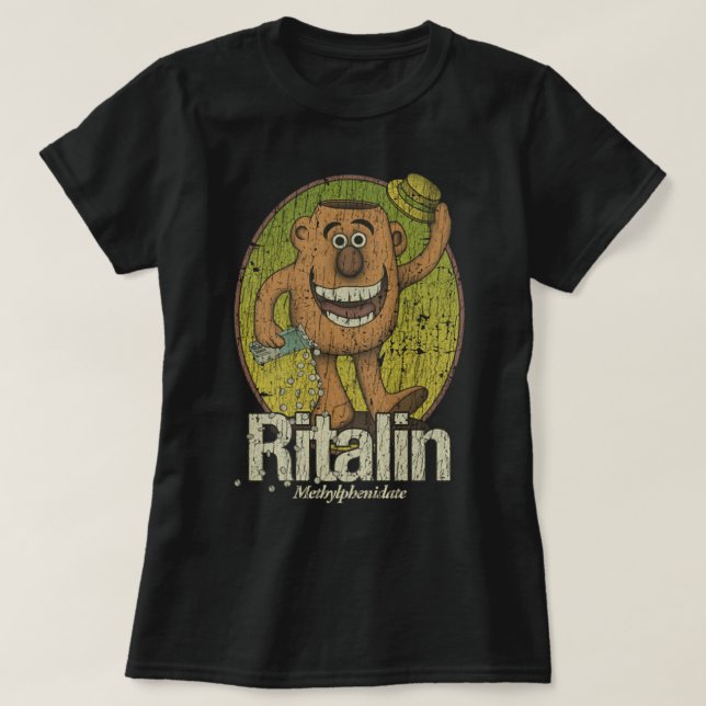 Ritalin Man 1975 T-Shirt (Frente do Design)