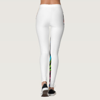 "Ritmos Arco-Íris: Leggings de Espelho Multicolori
