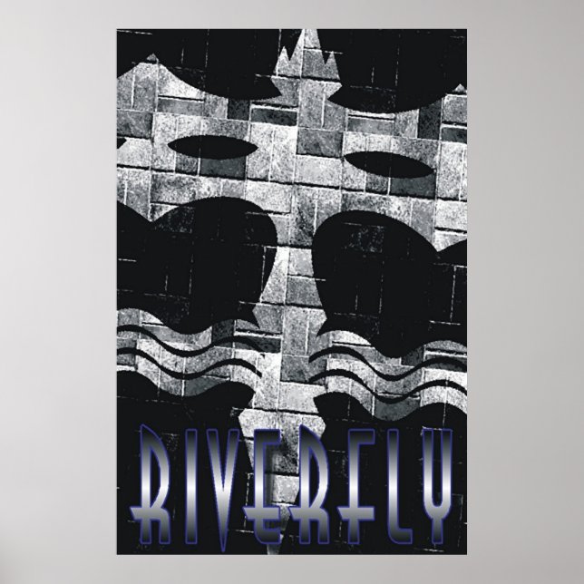 Riverfly Brick Poster (Frente)