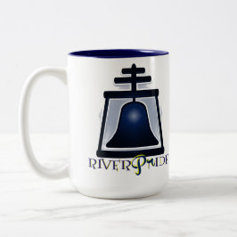RiverPride - caneca de café dois tonificada (15