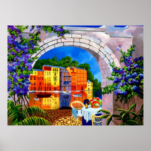 Riverside Cafe Poster (Frente)