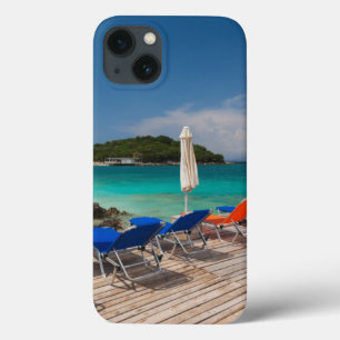 Riviera Albanesa, Ksamil, frente à praia da cidade