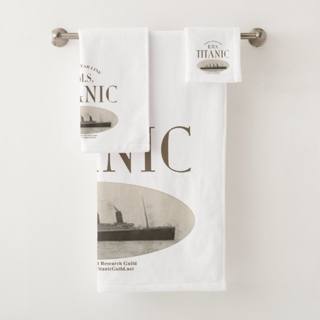 RMS Conjunto de toalhas de banho branco/Sepia (Insitu)