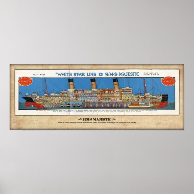 RMS - majestoso corte longe Poster (Frente)