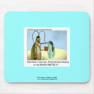 Roach Motel Engraçado Cartoon Mouse Pad
