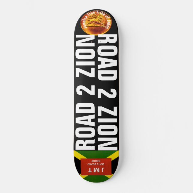ROAD 2 ZION 8, 1/4", skateboard Deck (Frente)