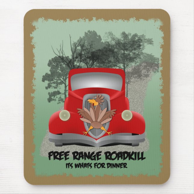 Roadkill engraçado Mousepad (Frente)
