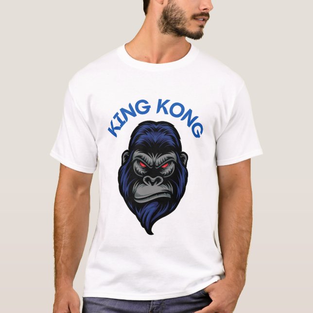 "Roar em Estilo com T-Shirts de King Kong | (Frente)