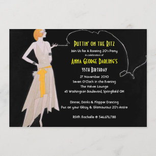 Roaring 20's - Convites de festas