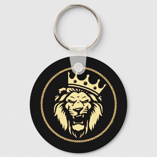 Roaring King Lion Chaveiro (Frente)