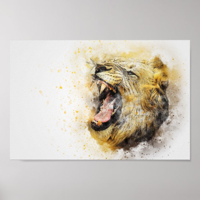 Roaring Lion Poster Art (Frente)