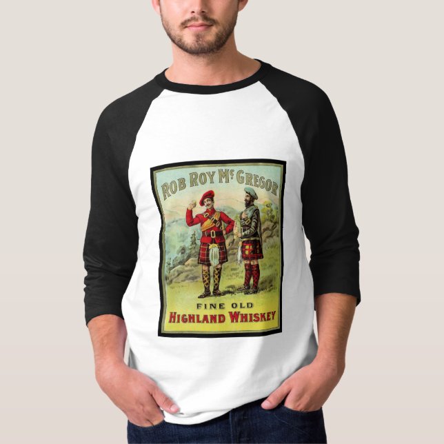 Rob Roy Highland Whiskey T-Shirt (Frente)