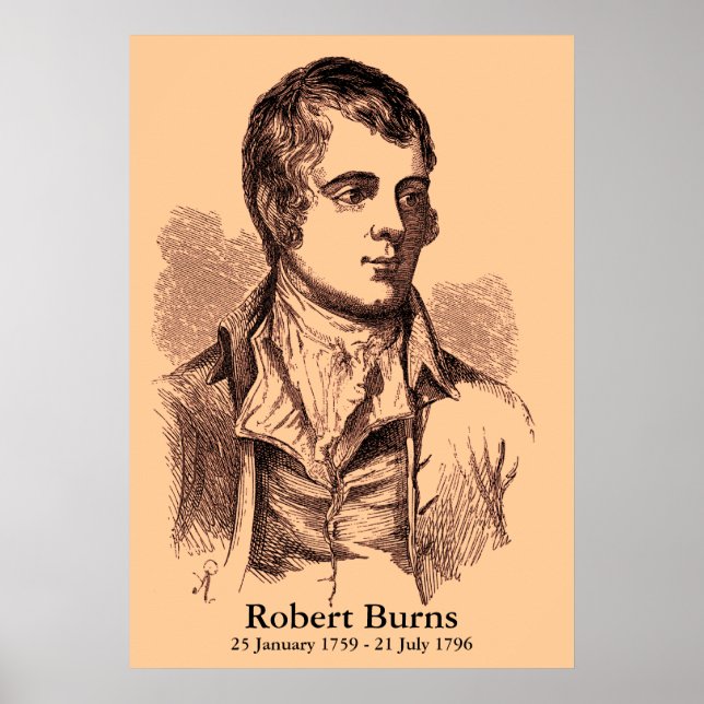 Robert Burns Poster (Frente)