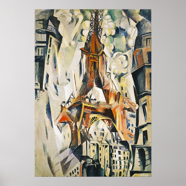 Robert Delaunay Eiffel Tower Poster (Frente)