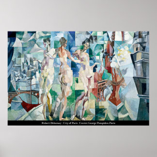 Robert Delaunay - Poster da cidade de Paris