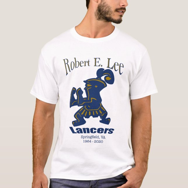 Robert E. Lee Segundo grau Lancers T-shirt (Frente)