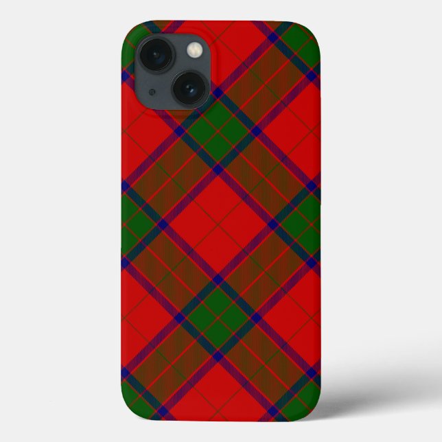 Robertson tartan xadrez verde vermelha (Verso)
